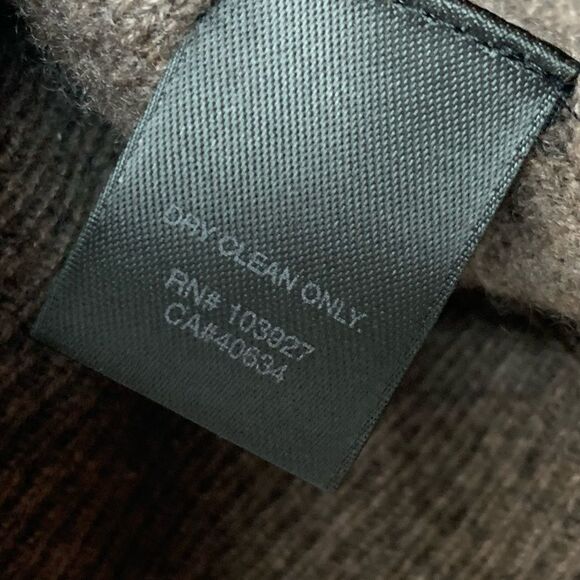 Marc By Marc Jacobs 100% Cashmere Brown Zip Up Sweater Size Medium w floral hood - Picture 2 of 8